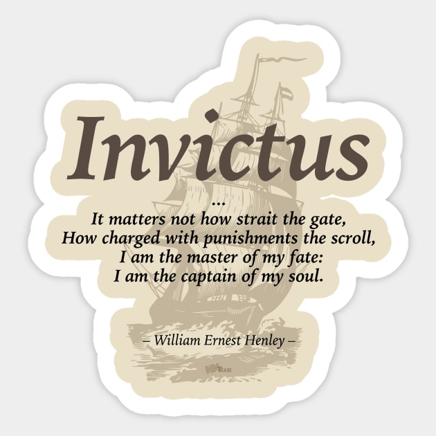 Invictus Sticker by NN Tease